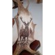 Lampa nástěnná s motivem jelena